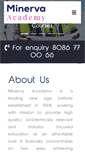 Mobile Screenshot of minervainstrumentation.com